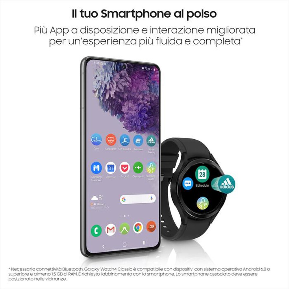 Immagine del prodotto SAMSUNG - GALAXY WATCH4 CLASSIC 46MM BT-Black