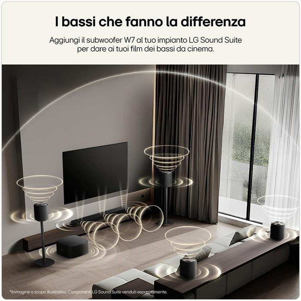 Immagine del prodotto LG - Subwoofer Wireless SOUND SUITE W7-Black