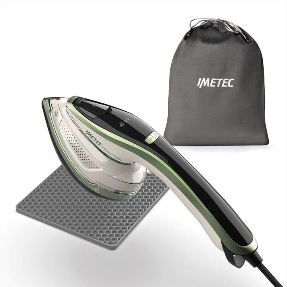 Immagine del prodotto IMETEC - Ferro da stiro verticale STEAM EASY-Bianco, verde, nero