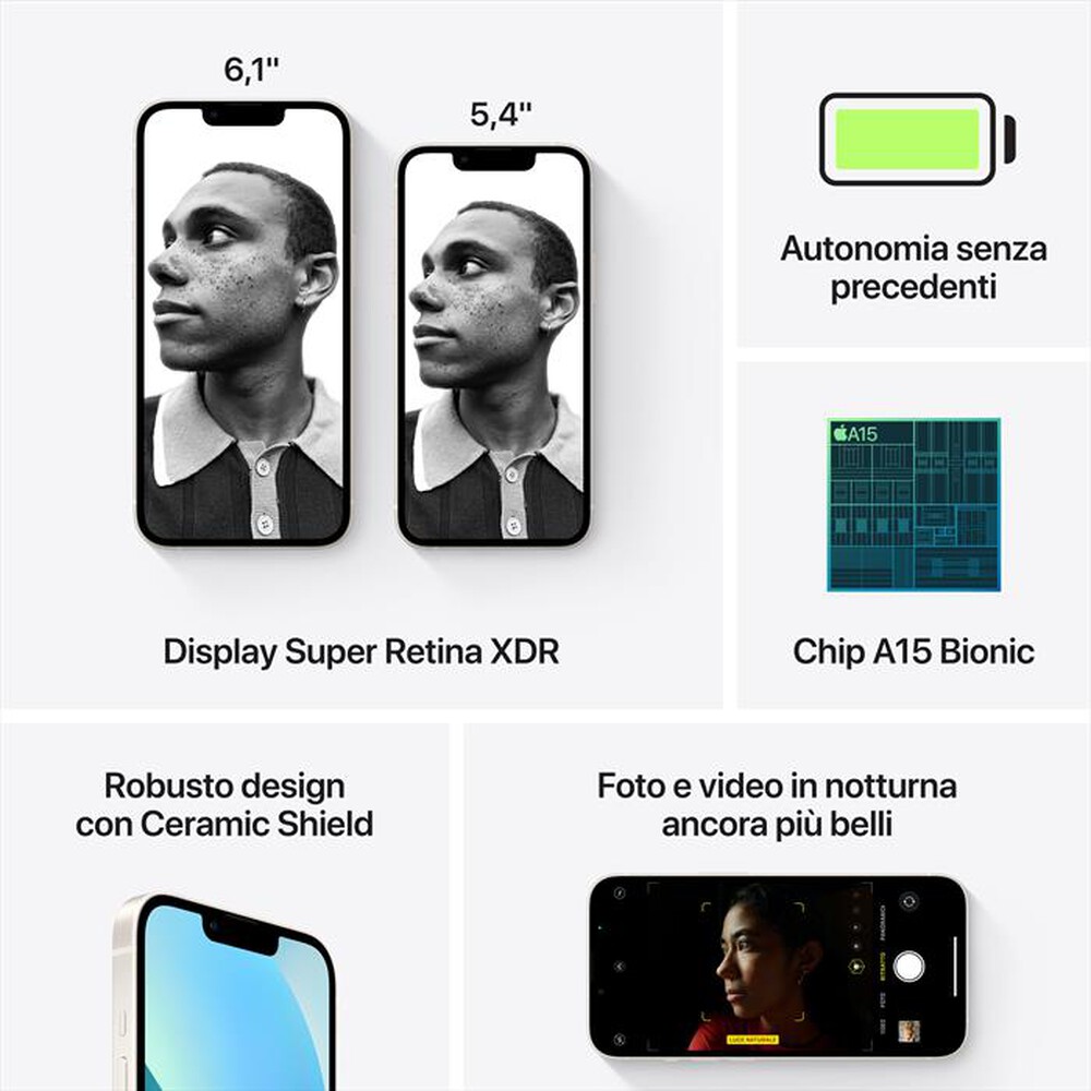 Immagine del prodotto APPLE - iPhone 13 128GB-Galassia