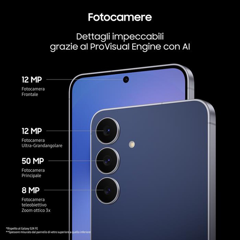Immagine del prodotto SAMSUNG - Galaxy S25 FE 8+128GB-Navy
