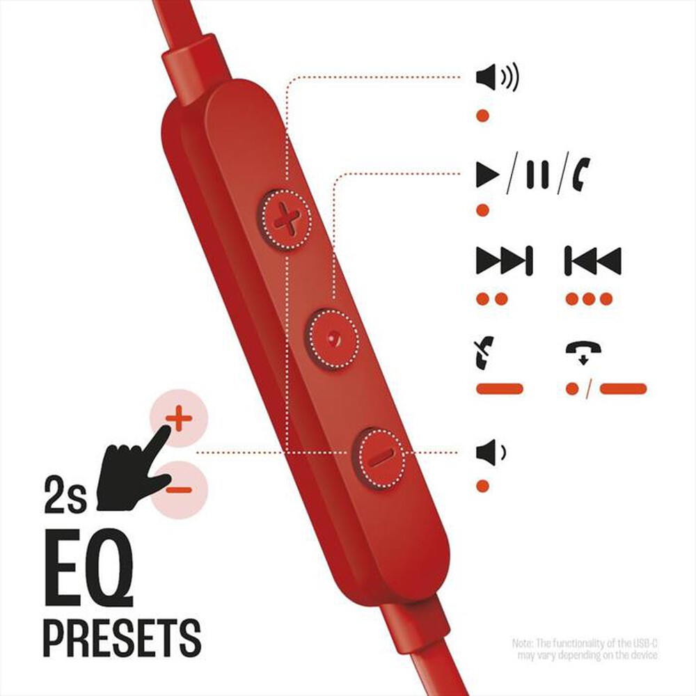 Immagine del prodotto JBL - Auricolari TUNE 305C-Rosso