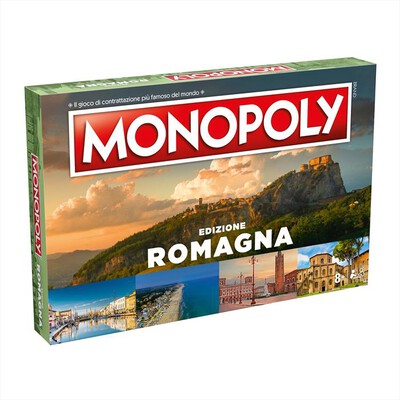 WINNING MOVES - MONOPOLY - I BORGHI PI&Ugrave; BELLI D'ITALIA - ROMAGNA-BIANCO