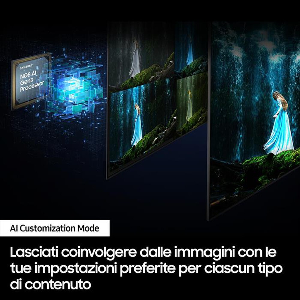 Immagine del prodotto SAMSUNG - Smart TV Q-LED UHD 4K 55" QE55Q80DATXZT-ECLIPSE SILVER