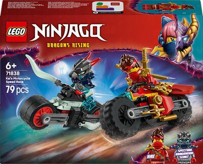 LEGO - NINJAGO Gara di velocit&agrave; sulla moto di Kai 71838