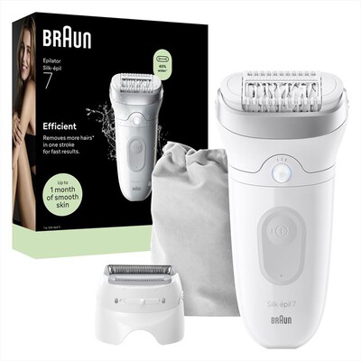 BRAUN - Epilatore Silk &eacute;pil 7 LEGEPIL SE7-041 BOX MN-GRIGIO/ARGENTO