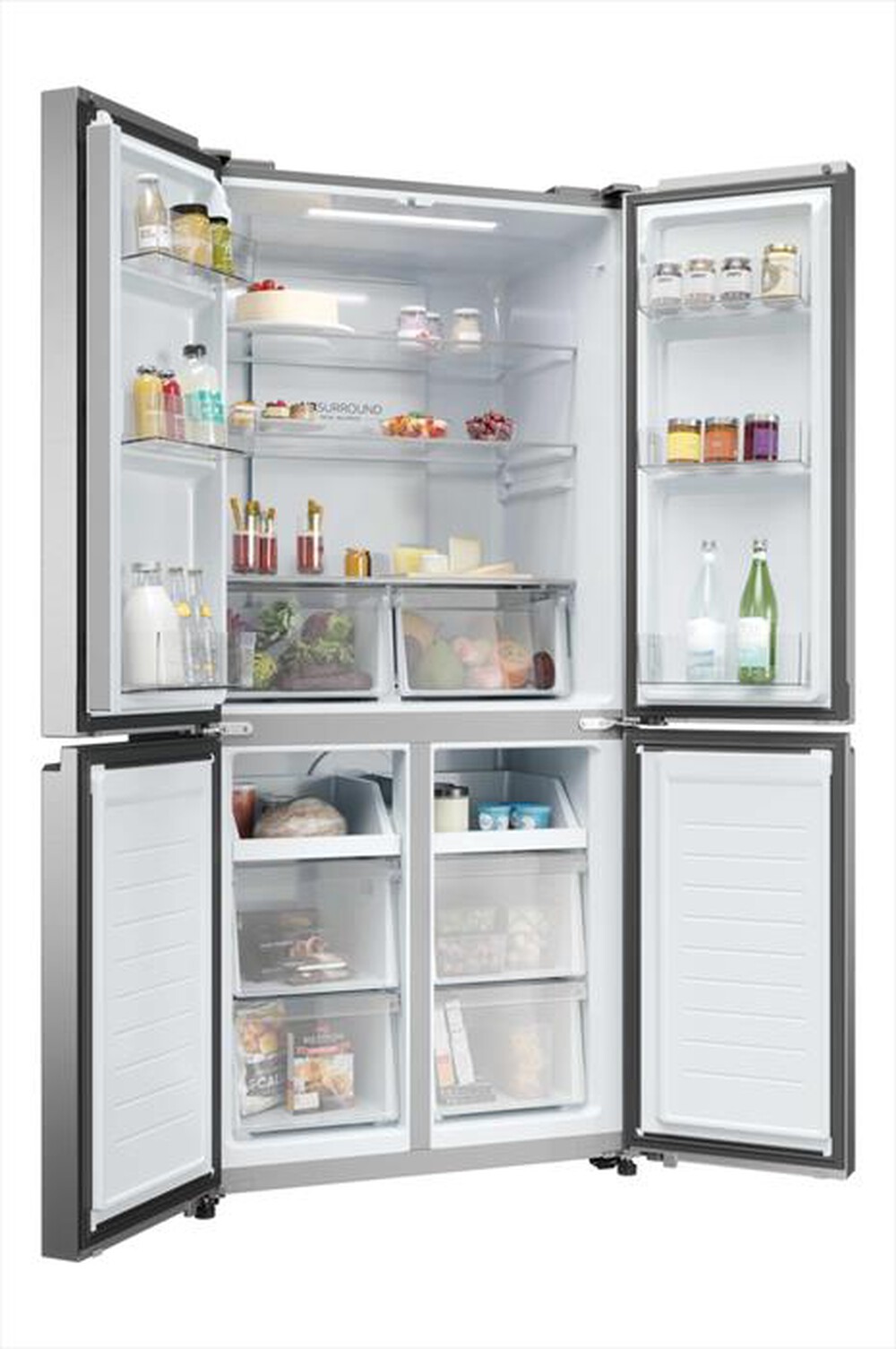 Immagine del prodotto HAIER - Frigorifero 4 porte HCR3818DNMM Classe D 467lt-Acciaio inox