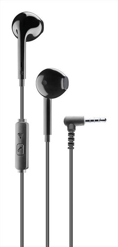CELLULARLINE - Auricolare con filo AUCAPSULE2K-Nero