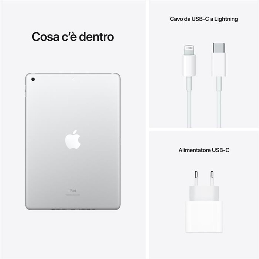 Immagine del prodotto APPLE - iPad 10.2" Wifi 256GB-Argento