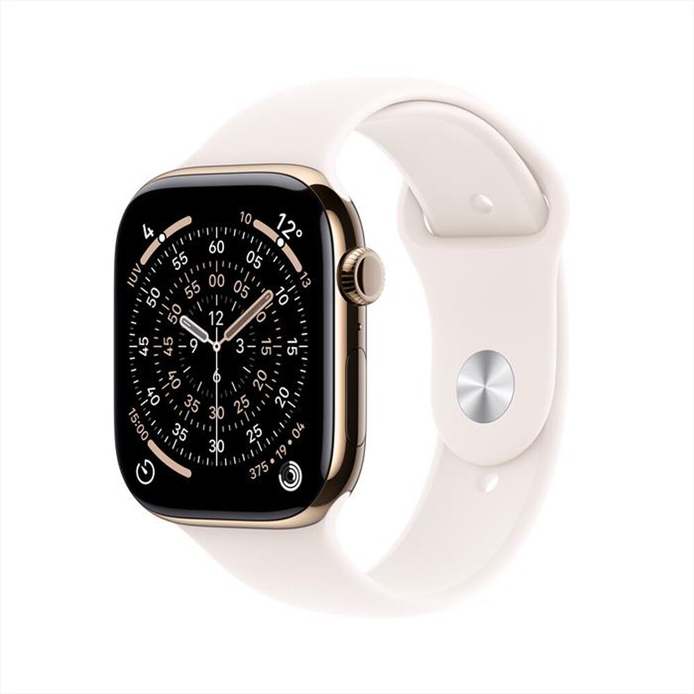 Immagine del prodotto APPLE - Watch Series 11 GPS + Cellular 46mm Titanio-Oro - Band Rosa Fard - M/L