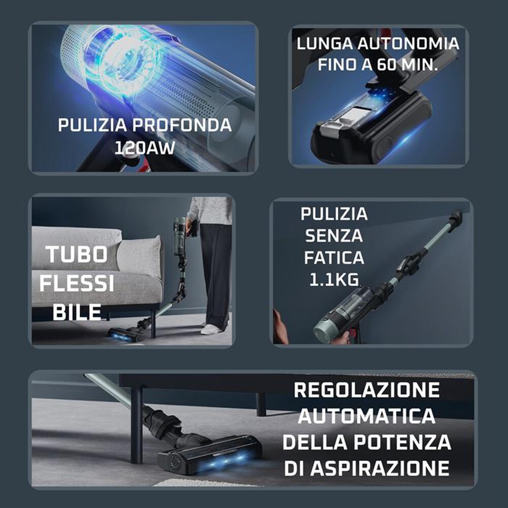 Immagine del prodotto ROWENTA - Scopa elettrica RH7A32E0-Verde salvia
