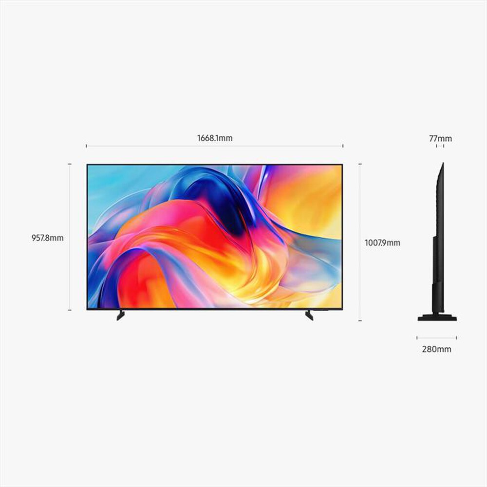 Immagine del prodotto SAMSUNG - Smart TV Mini LED 4K AI 75" UE75M70HAUXZT-Titan Gray