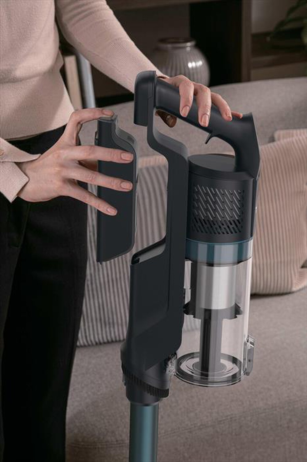 Immagine del prodotto HOOVER - Scopa elettrica HF1M10P 011-Nero, Verde