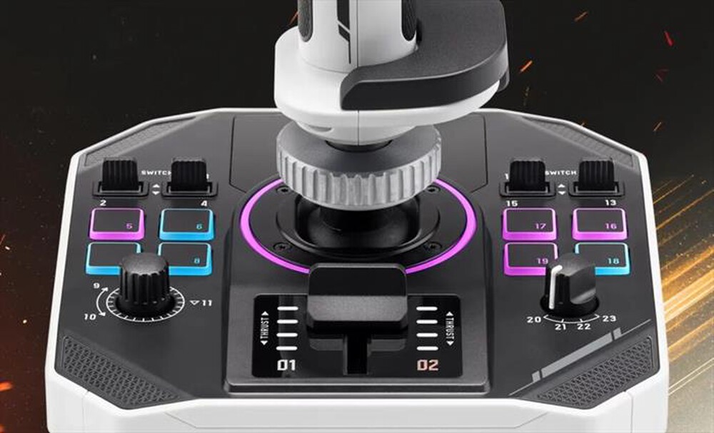 Immagine del prodotto THRUSTMASTER - SIMULATORE DI VOLO SOL-R 2 HOSAS SPACE SIM DUO-Bianco / Nero