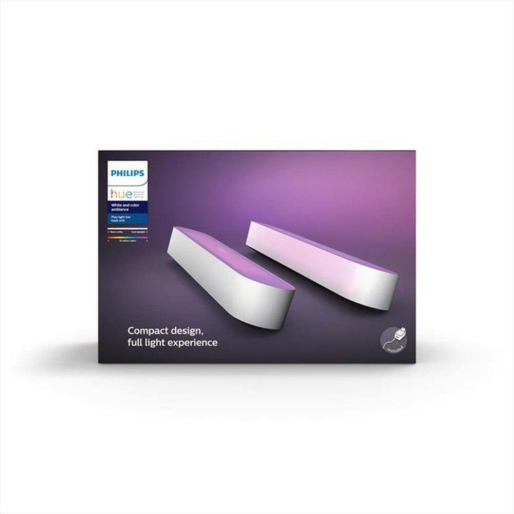 Immagine del prodotto PHILIPS - HUE PLAY UNIT BASE CON ALIMENTATORE 2 PZ-Multicolore