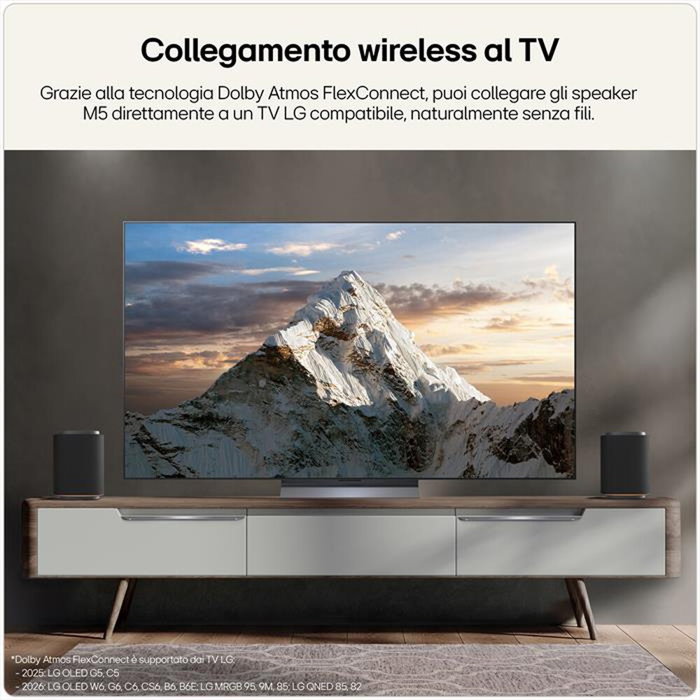 Immagine del prodotto LG - Speaker wireless 1.1.1 canali SOUND SUITE M5-Black