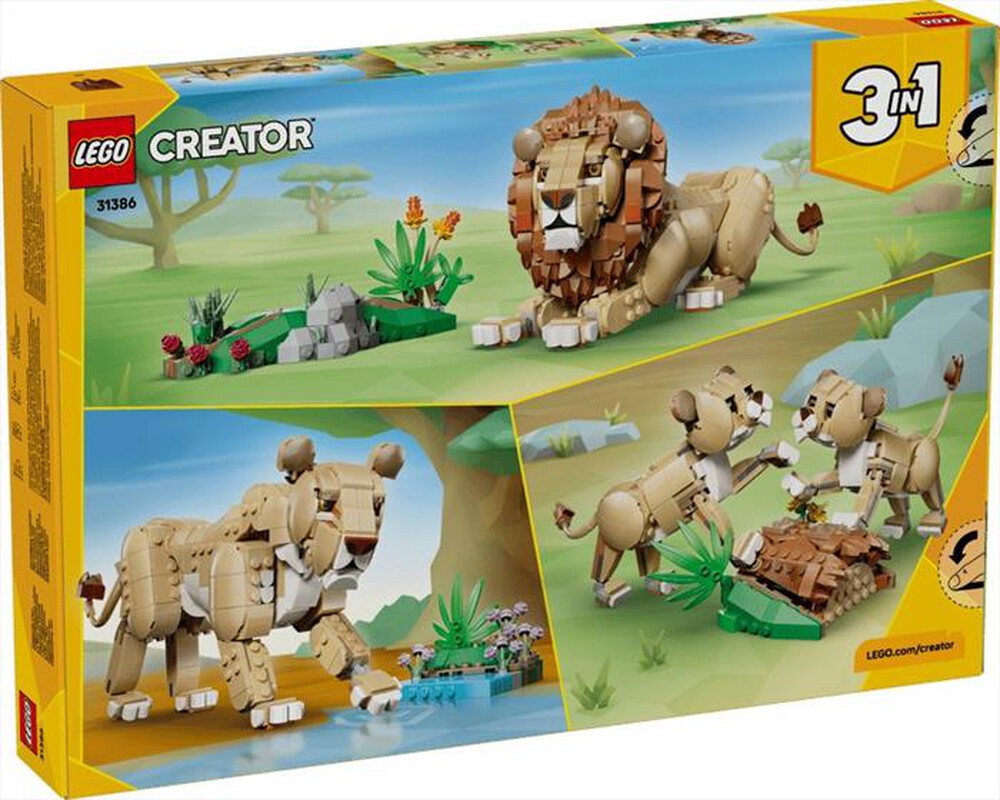 Immagine del prodotto LEGO - CREATOR Animali selvatici: Leone Maestoso - 31386-Multicolore