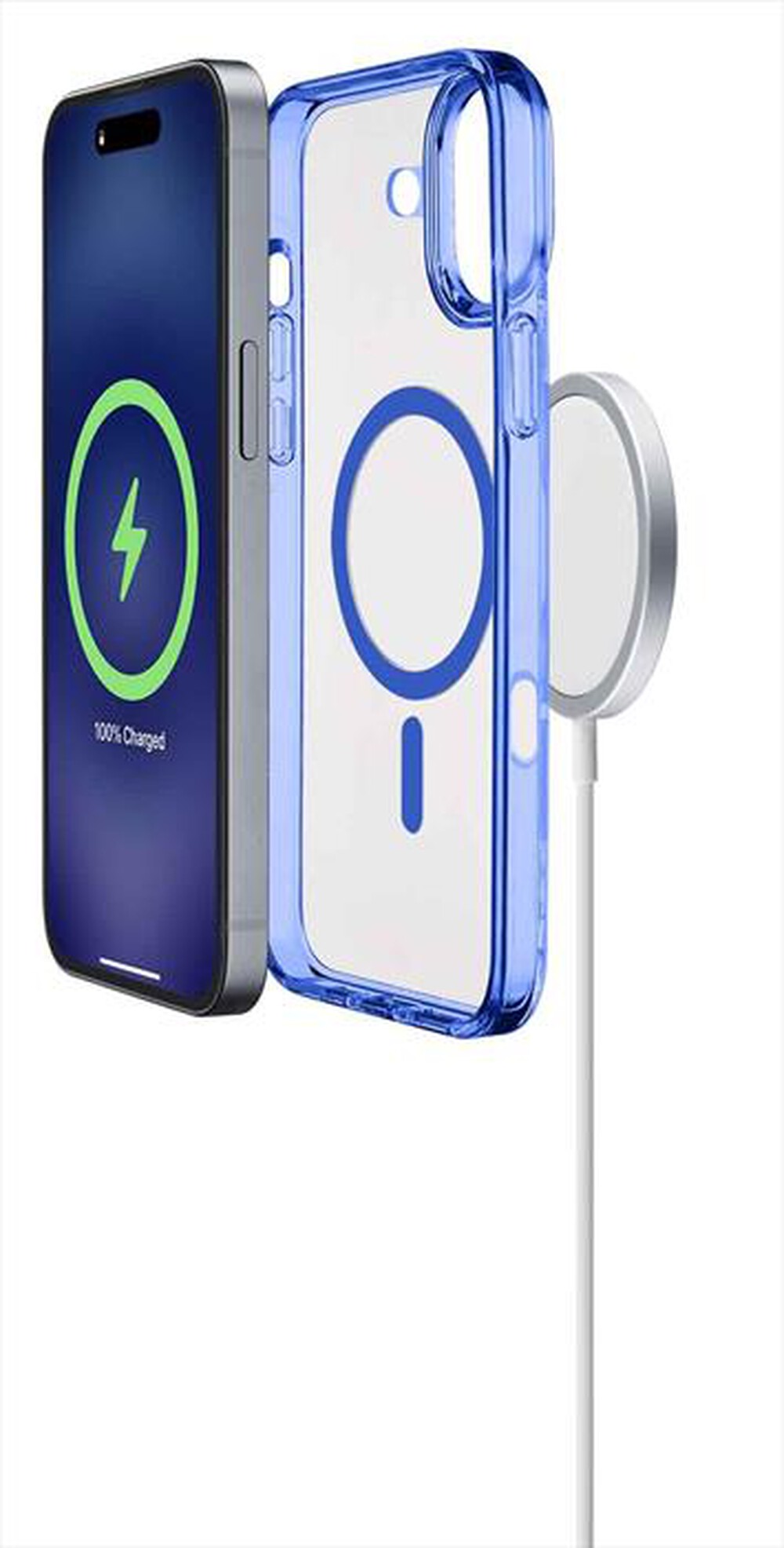 Immagine del prodotto CELLULARLINE - Cover case ICONIC MAG per iPhone 16 Plus-Blue