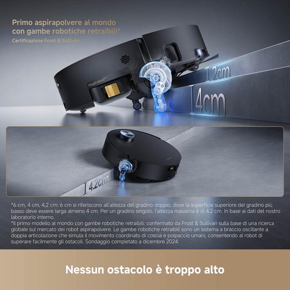 Immagine del prodotto DREAME - Aspirapolvere robot AQUA10 ULTRA TRACK COMPLETE-Nero
