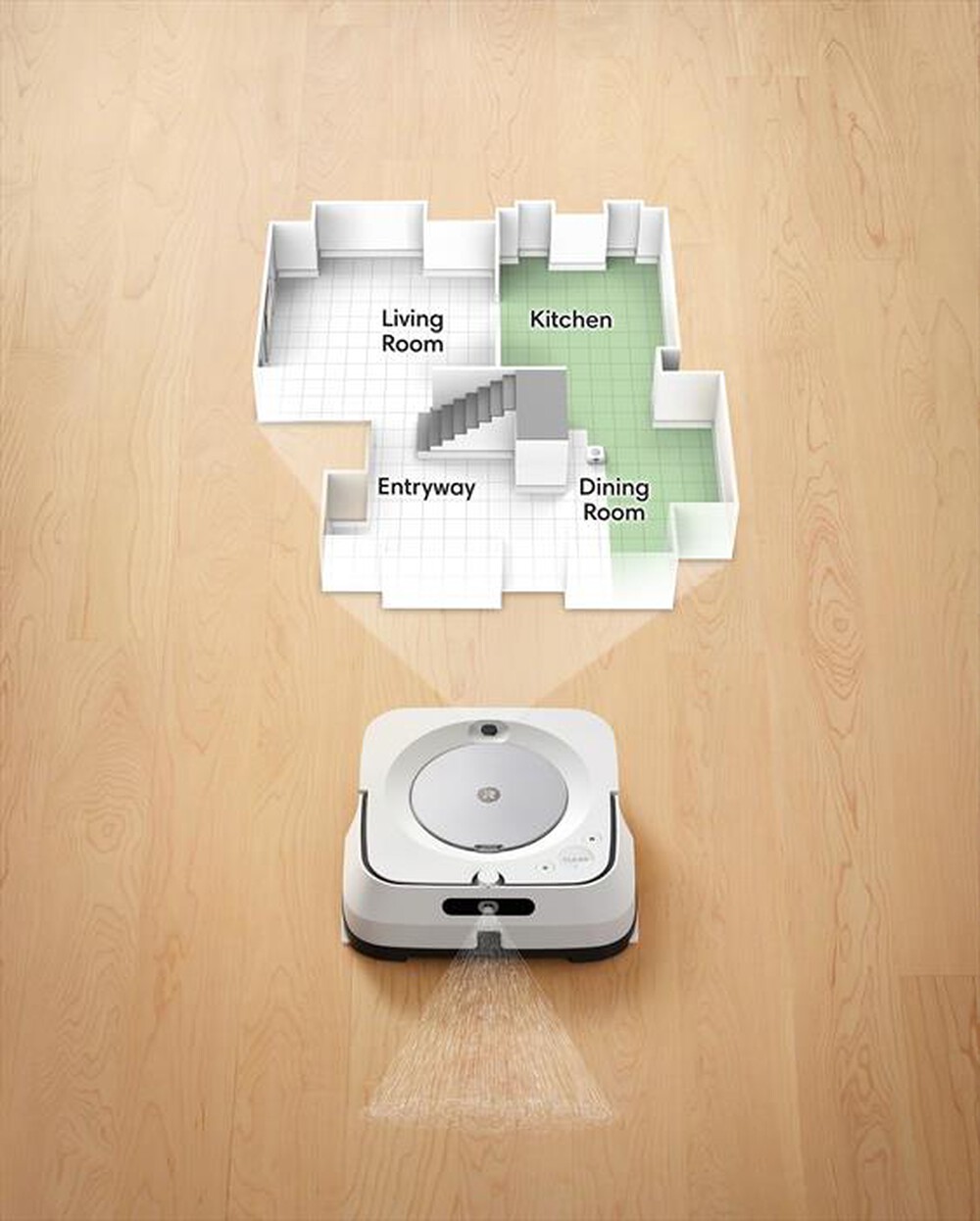 Immagine del prodotto iROBOT - BRAAVA JET M6 (M6138)-White/Silver