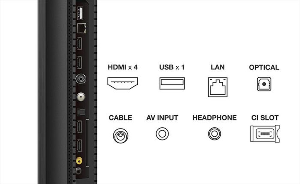 Immagine del prodotto TCL - Smart TV Q-LED UHD 4K 55" 55C749-Nero