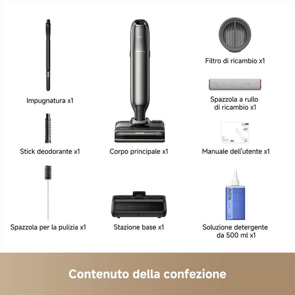 Immagine del prodotto MOVA - Lavapavimenti M50 VIM ULTRA-Nero / Oro