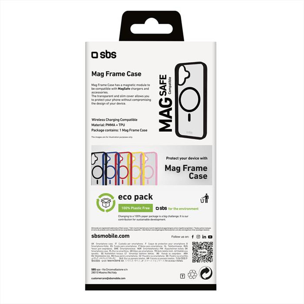 Immagine del prodotto SBS - Cover TEMAGCOLIP1667K iPhone 16 Plus