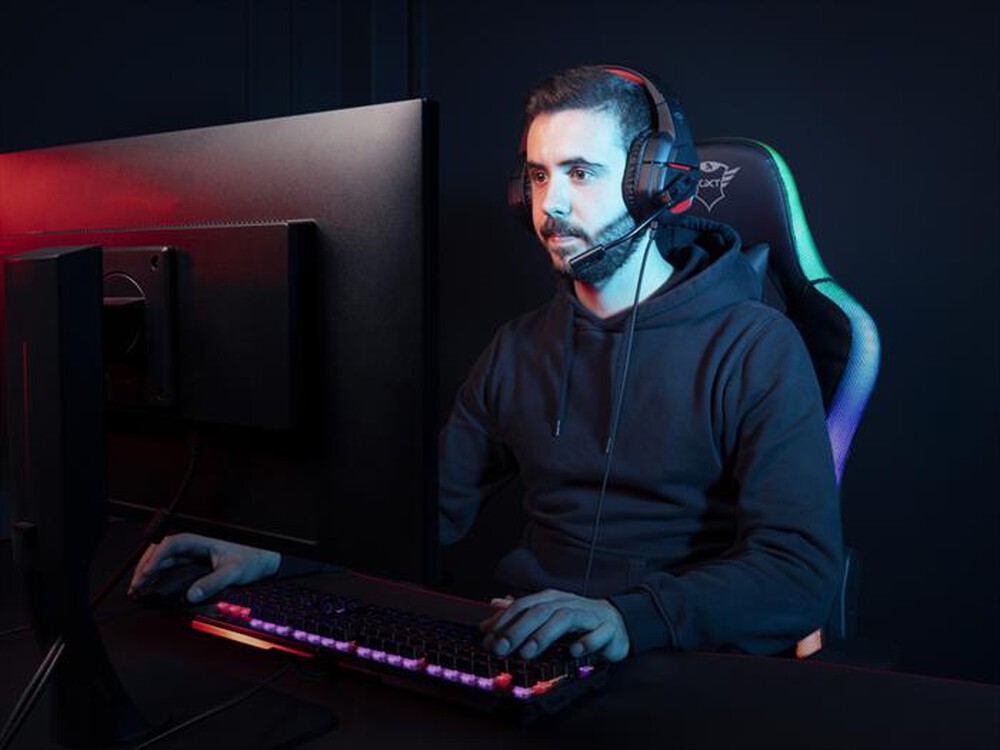 Immagine del prodotto TRUST - GXT448 NIXXO ILLUMINATED HEADSET-Black/Red