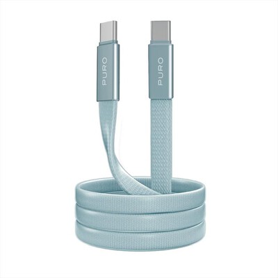 PURO - Cavo Slim AIR 60W 1mt-Azzurro