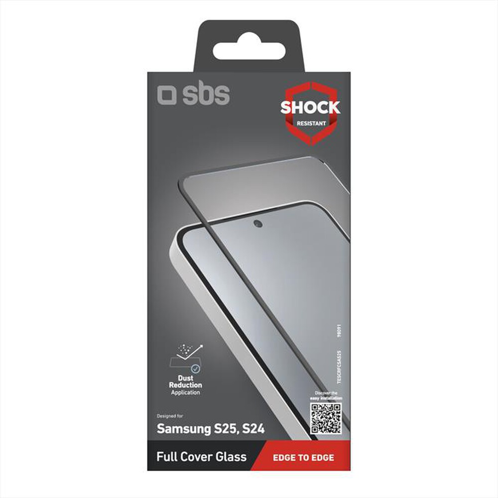 Immagine del prodotto SBS - Pellicola protettiva per&nbsp;Samsung Galaxy S25/S24-Nero