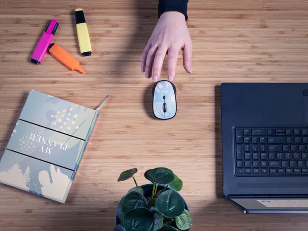 Immagine del prodotto TRUST - YVI WIRELESS MOUSE-blue brush