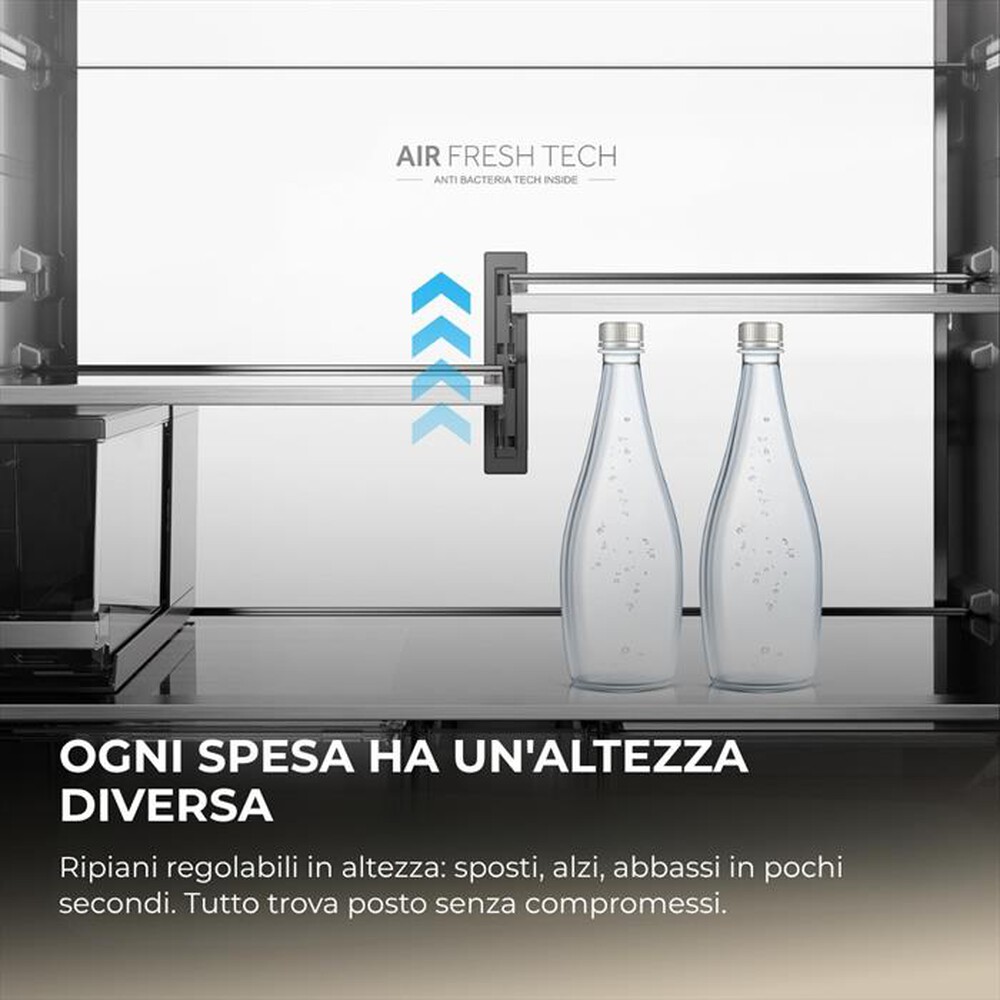 Immagine del prodotto HAIER - Frigorifero 4 porte HCR59F18DNMM Classe D 706lt-Acciaio inox