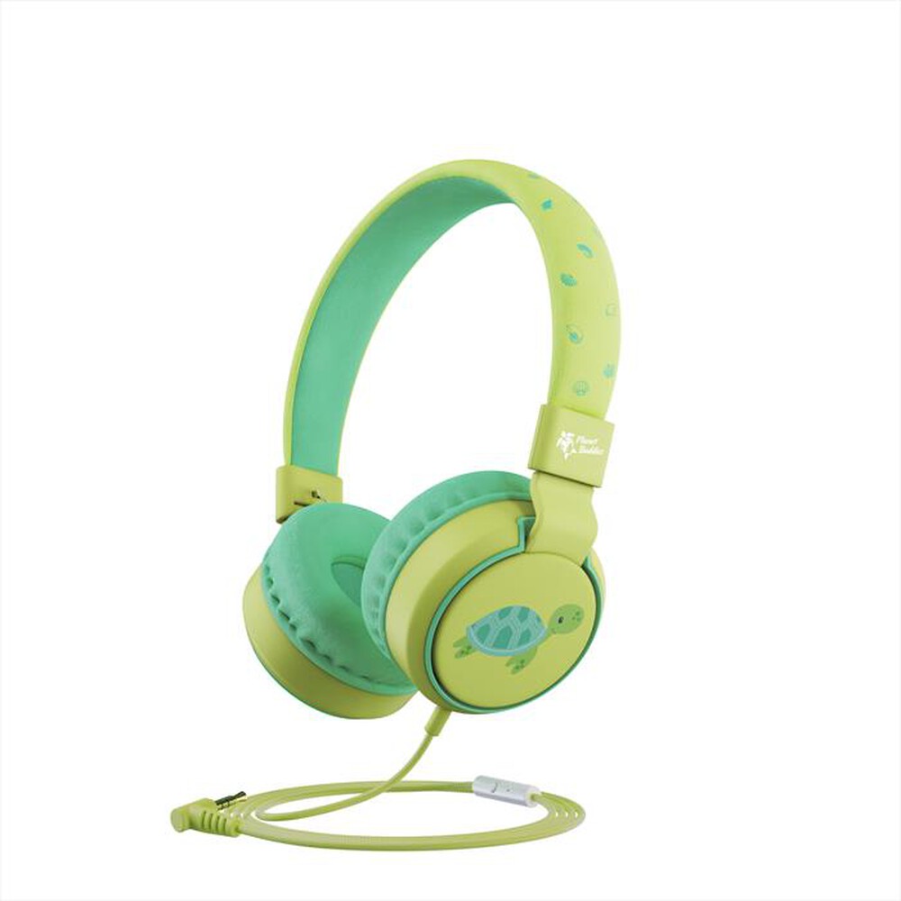Immagine del prodotto PLANET BUDDIES - Cuffie wired MILO THE TURTLE-Green - Verde