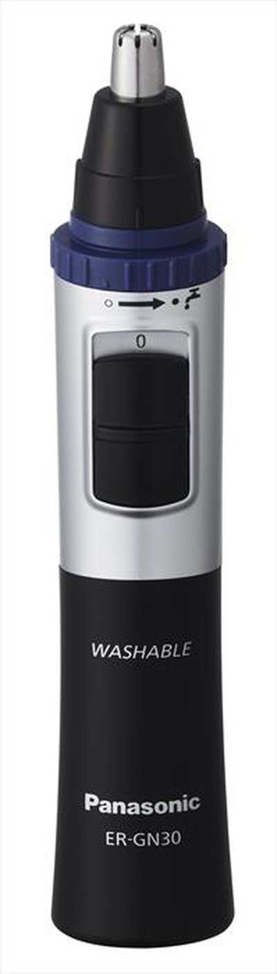 PANASONIC - Regolapeli naso e orecchie ER-GN30-NERO