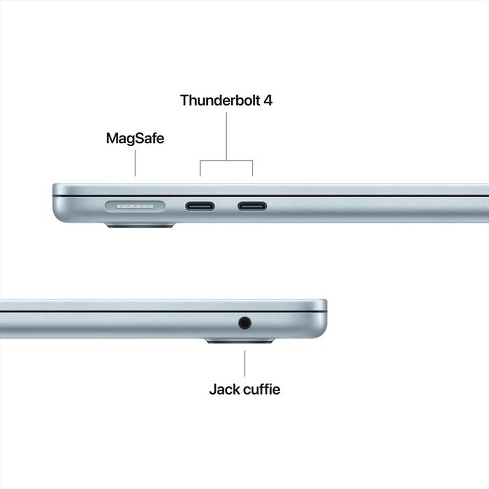 Immagine del prodotto APPLE - MacBook Air 13" M5 Core 10 CPU 10 GPU 24GB 1TB SSD-Celeste