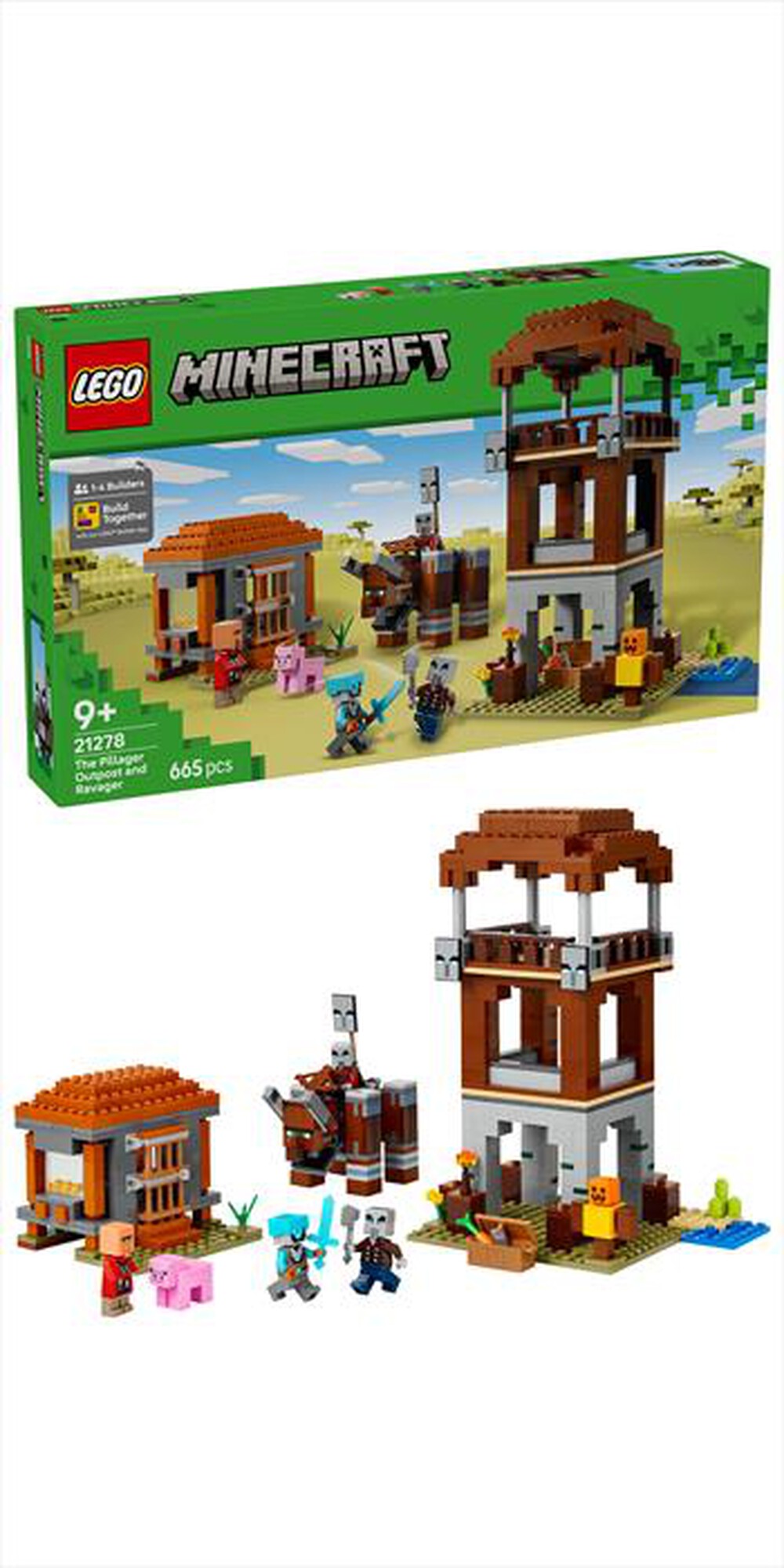 Immagine del prodotto LEGO - MINECRAFT L&rsquo;avamposto del saccheggiatore 21278