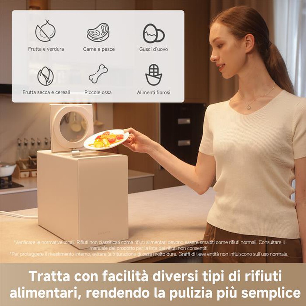 Immagine del prodotto DREAME - Compostiera elettrica tritarifiuti SF-25VIM-Crema