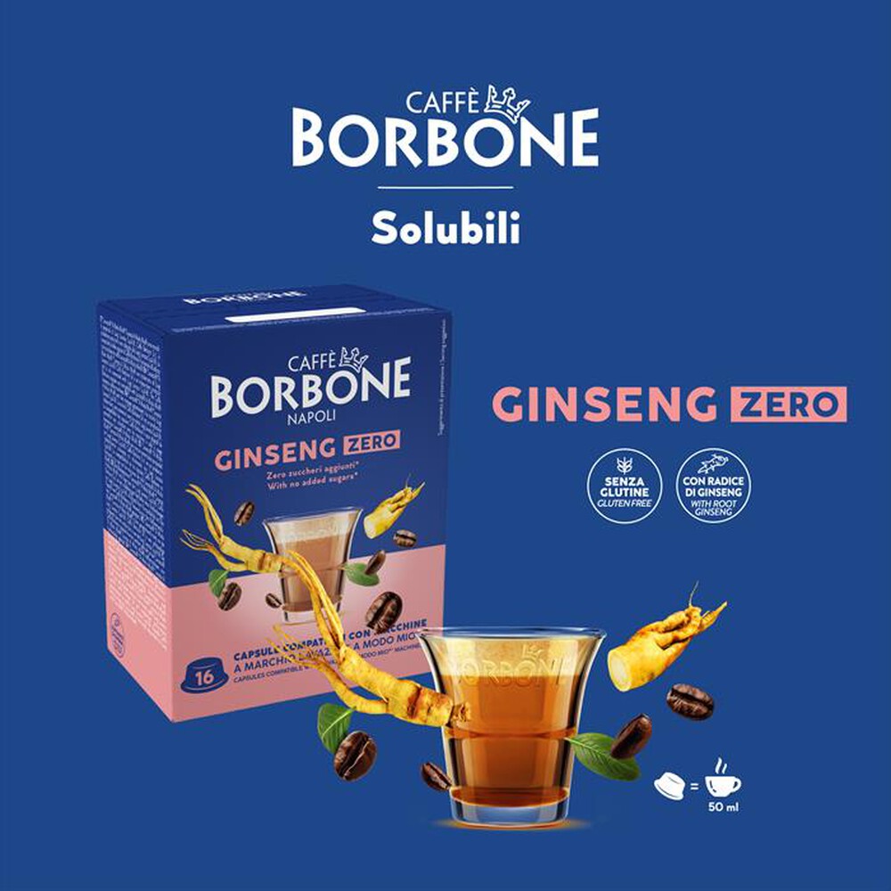 Immagine del prodotto CAFFE BORBONE - COMPATIBILI A MODO MIO - GINSENG ZERO - 16 CAPS