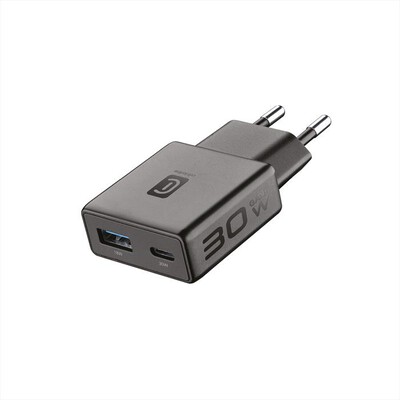 CELLULARLINE - CHARGER POWER LITE 30W SLIM DUAL A+C-Nero
