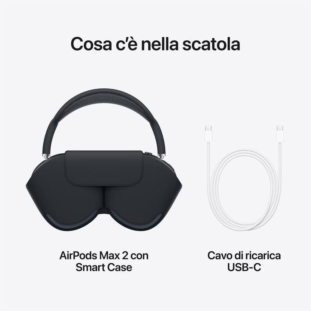 Immagine del prodotto APPLE - Cuffie wireless AIRPODS MAX2-Mezzanotte