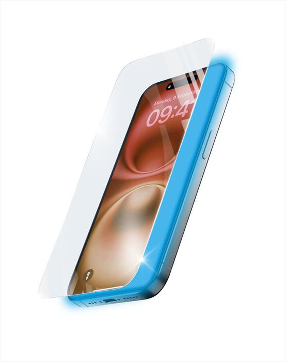 Immagine del prodotto CELLULARLINE - Pellicola ANTIBLUE XTREME GLASS iPhone 16 Plus-Trasparente