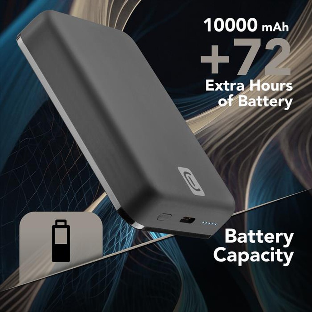 Immagine del prodotto CELLULARLINE - Powerbank PBMAGSF10000WIRK-Nero