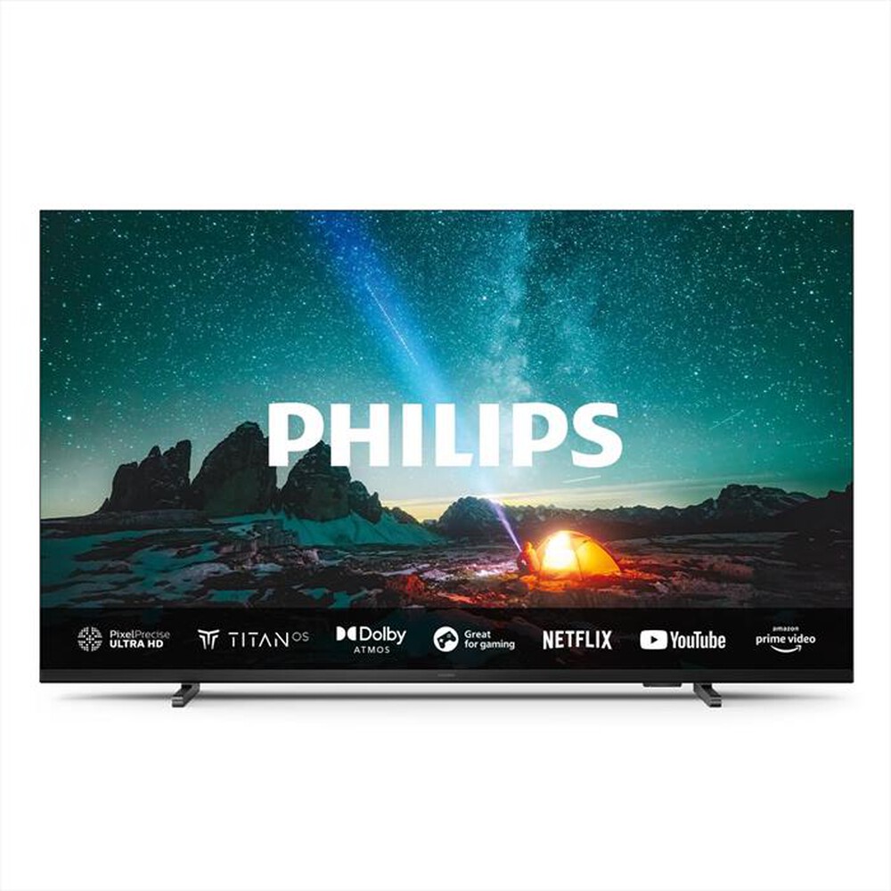 PHILIPS - Smart TV LED UHD 4K 55" 55PUS7609/12-Black