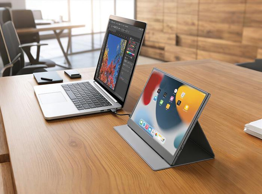 Immagine del prodotto MEDIACOM - Monitor LCD FHD 15,6" MD-PMA156-GRIGIO SCURO