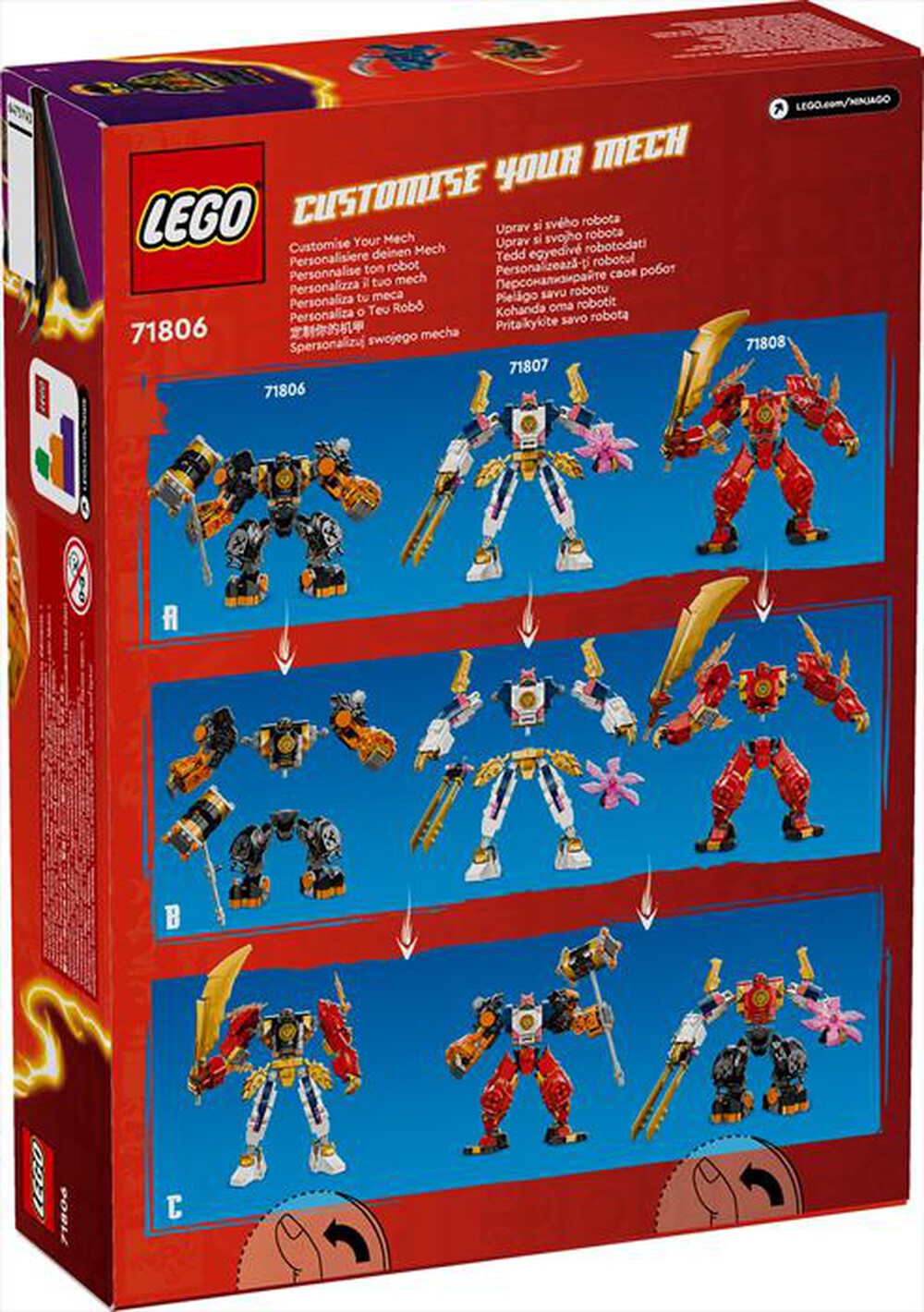 Immagine del prodotto LEGO - NINJAGO Mech elemento Terra di Cole 71806