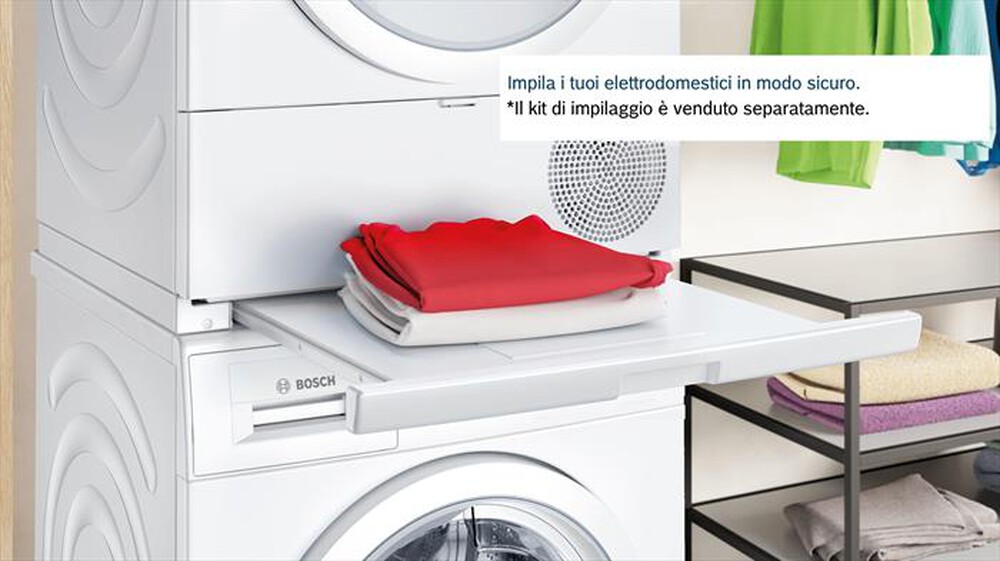 Immagine del prodotto BOSCH - Asciugatrice Serie 4 WTH85208II 8Kg Classe E-Bianco