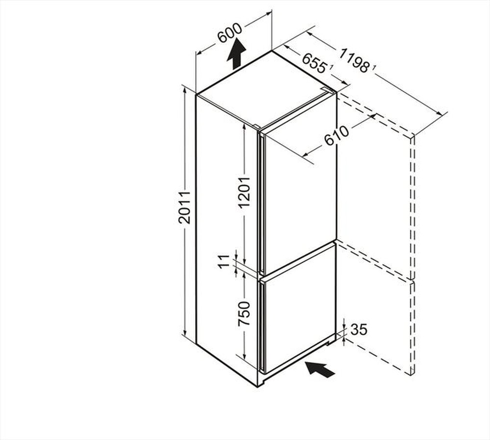 Immagine del prodotto 1LIEBHERR - CNPEF 4813-20 - Acciaio antimpronta/Silver