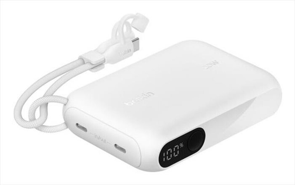 Immagine del prodotto BELKIN - Power Bank 10000 mAh, 2 porte USB-C-Bianco