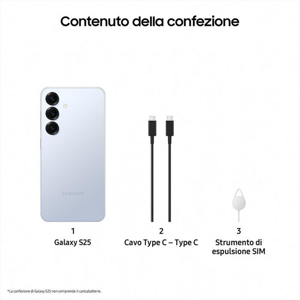 Immagine del prodotto TIM - SAMSUNG Galaxy S25 12/128GB-Icyblue