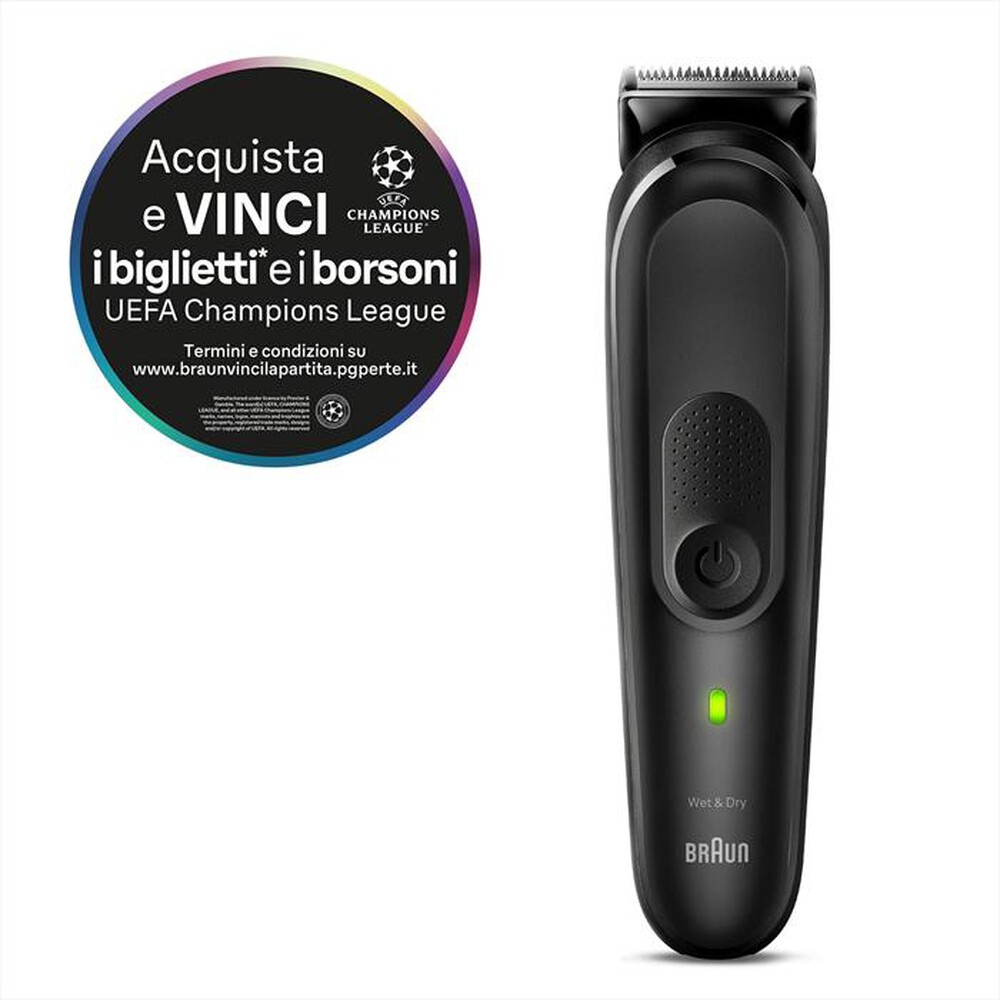 Immagine del prodotto BRAUN - Regolabarba MGK7470-NERO OPACO